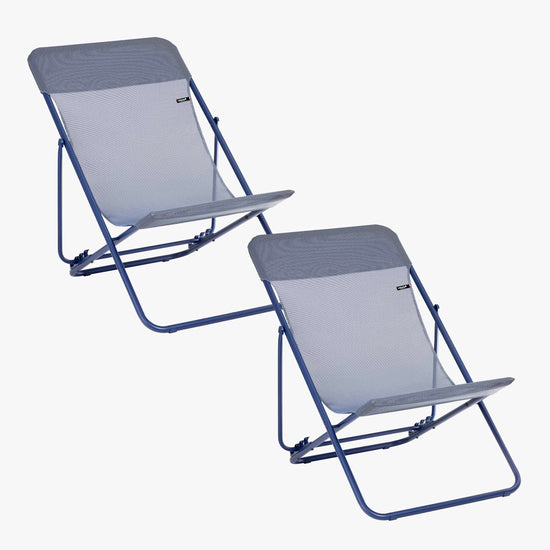 SET OF 2 DECKCHAIRS