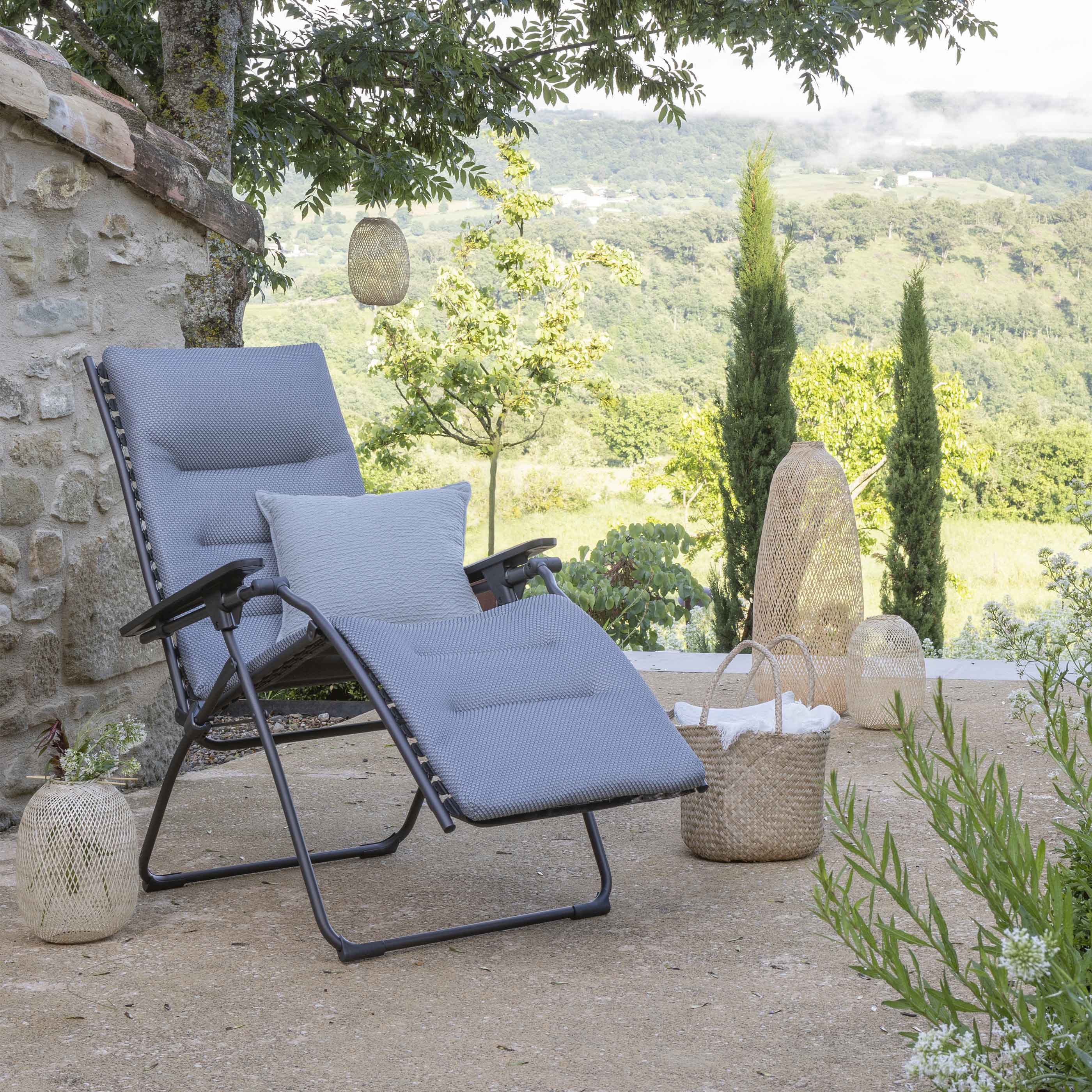 Lafuma reclining garden chairs hot sale