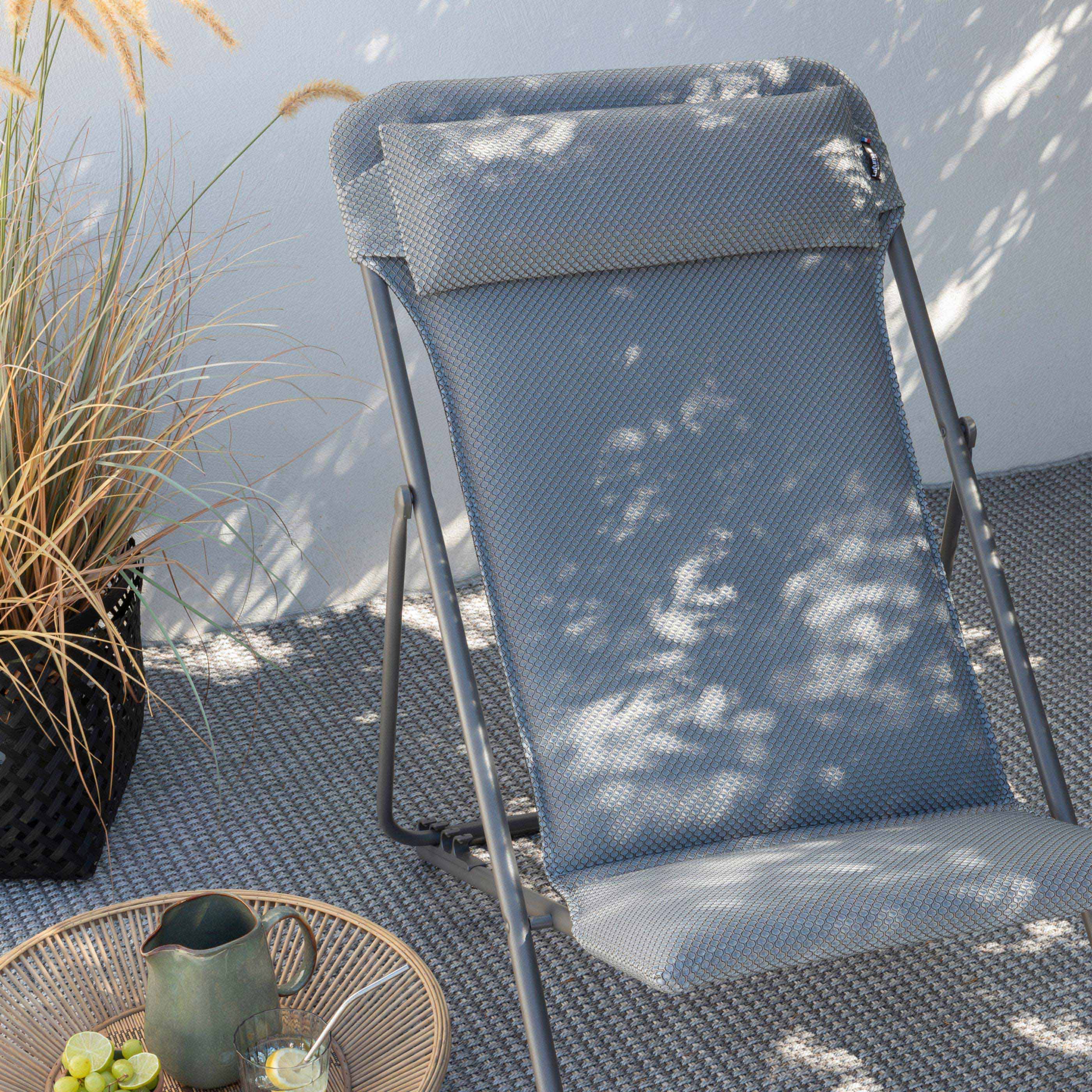 Lafuma maxi transat folding sling chair sale